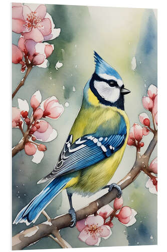 Cuadro de PVC Blue Tit In Spring