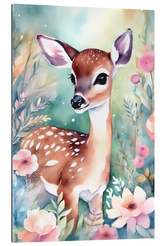 Galleriprint Fawn In The Garden