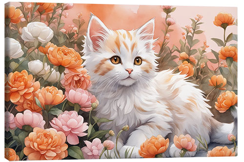 Quadro em tela Lovely Kitten