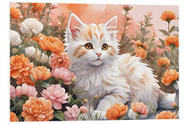 Foam board print Lovely Kitten