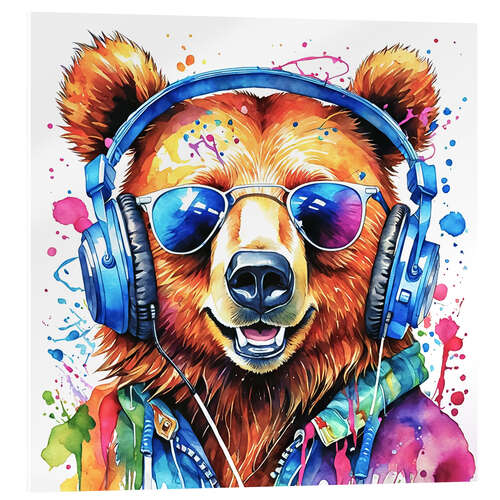 Acrylic print Trendy Bear