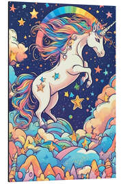 Magnettafel Einhorn im Traumland