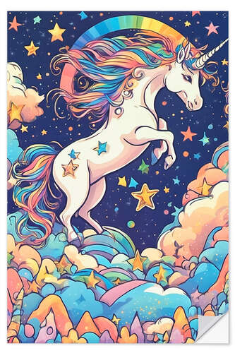 Sisustustarra Unicorn in Dreamland