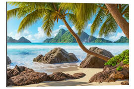 Magnettafel Tropical Island