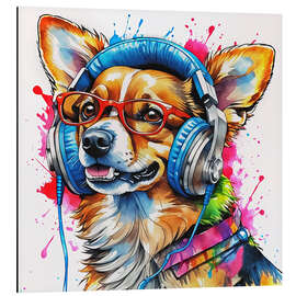 Magnettafel Fashionable Dog