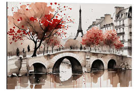 Magnettafel Herbst in Paris