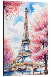 Magnettafel Frühling in Paris