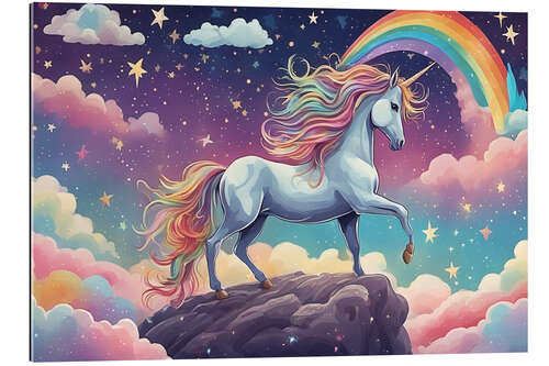 Gallery print Fairytale World with Unicorn