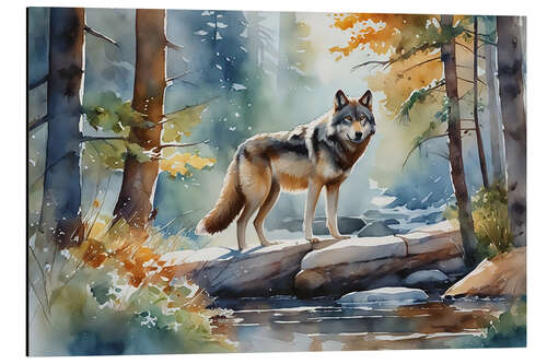 Alumiinitaulu The Wolf
