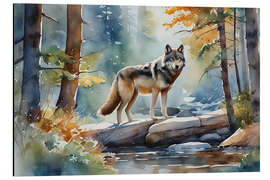 Magnettafel Der Wolf