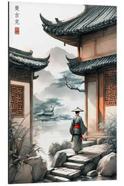 Magnettafel Chinesisches Dorf