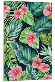 Aluminium print Tropical Leaves