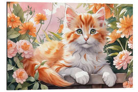 Aluminium print Turkish Angora