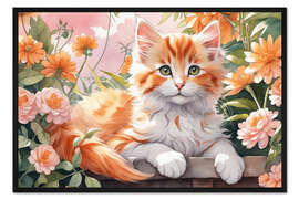 Gerahmter Kunstdruck Türkisch Angora