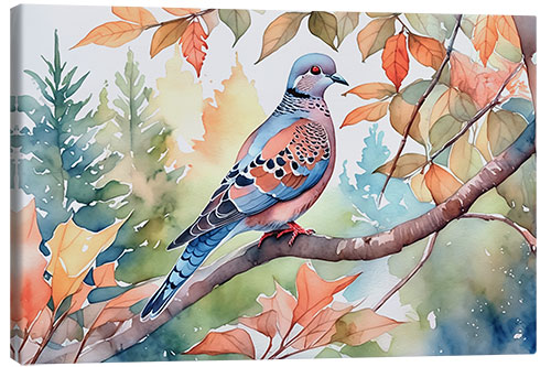 Tableau sur toile Turtle Dove