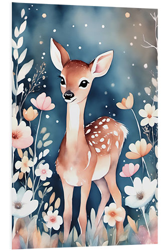 Foam board print Baby Deer