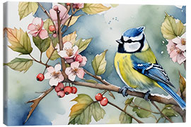 Canvas-taulu Blue Tit