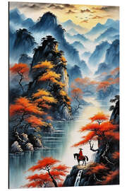 Magnettafel Chinesische Landschaft