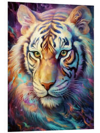 Tableau en PVC Tiger Portrait