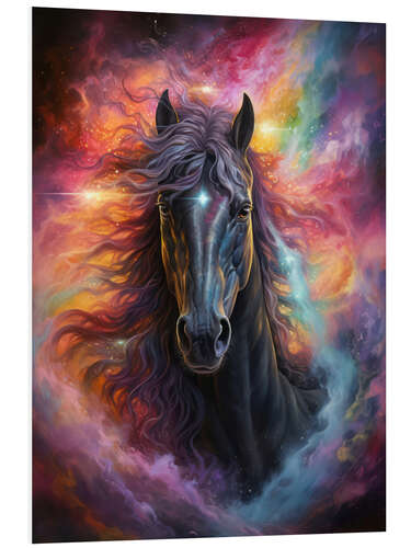 Foam board print Galactic Horse