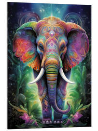 Gallery print Colourful Indian Elephant