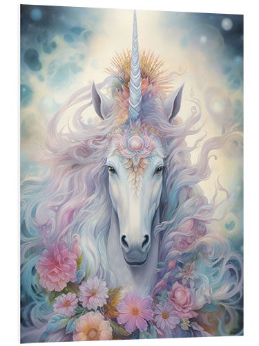 Foam board print Majestic Unicorn