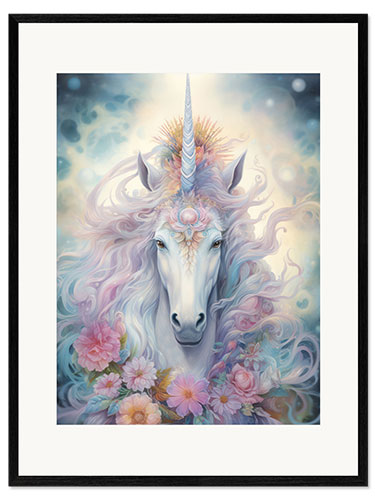 Framed art print Majestic Unicorn