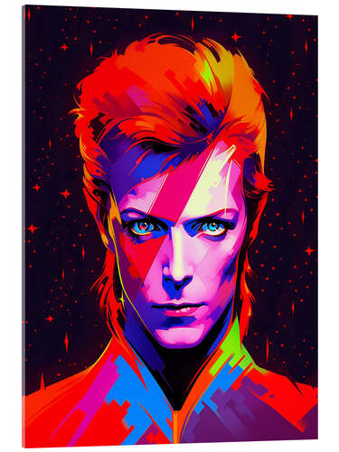 Acrylic print Neo Bowie