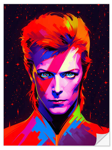 Sticker mural Neo Bowie