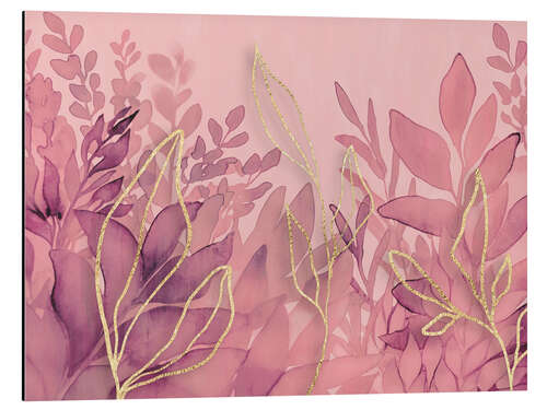 Aluminiumtavla Pastel Pink Dream Garden