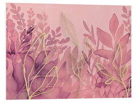 Foam board print Pastel Pink Dream Garden