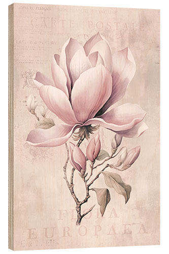 Holzbild Magnolia Romance II