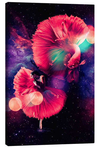 Canvas print Ballet in Cosmos