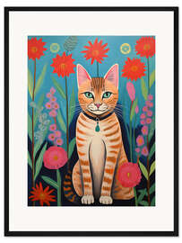 Gerahmter Kunstdruck Sieben Leben, Acht Blumen