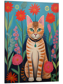 Magnettafel Sieben Leben, Acht Blumen