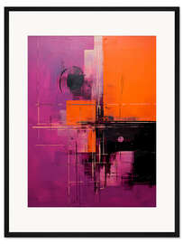 Gerahmter Kunstdruck Ballade des Sonnenuntergangs