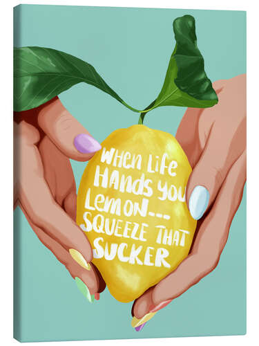 Stampa su tela Squeeze That Lemon