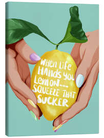 Stampa su tela Squeeze That Lemon - bykammille
