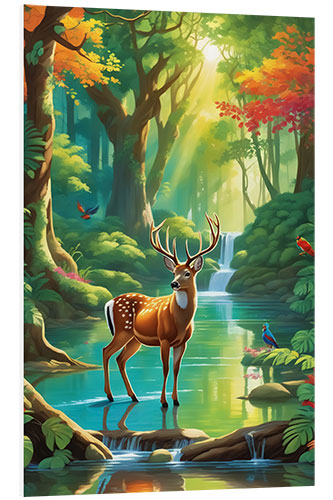 Foam board print Red Deer