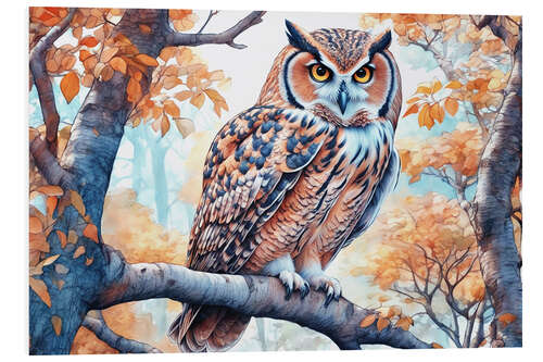 Quadro em PVC Owl