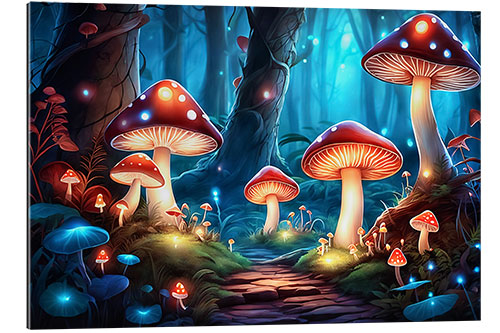 Quadro em plexi-alumínio Magic Forest