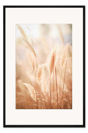 Gerahmter Kunstdruck Flauschige Traumweide