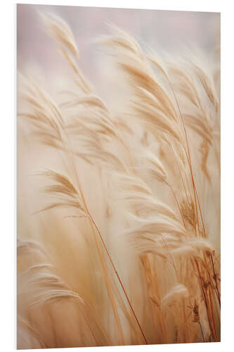 PVC-taulu Silver Pampas Feather