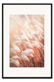 Gerahmter Kunstdruck Perlmuttglanzgras
