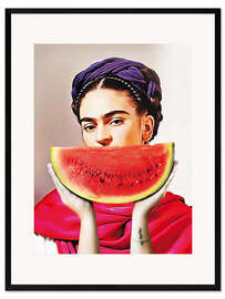 Framed art print Watermelon Frida