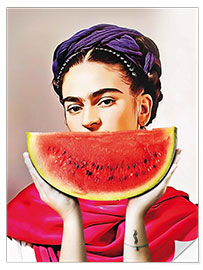 Vinilo para la pared Watermelon Frida