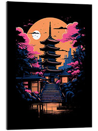 Acrylic print Kyoto Dream - Golden Planet Prints