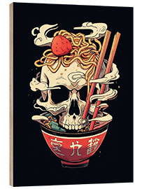 Stampa su legno Ramen of Death