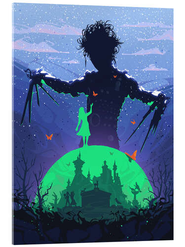 Acrylic print Edward Scissorhands