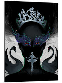 Magnettafel Black Swan